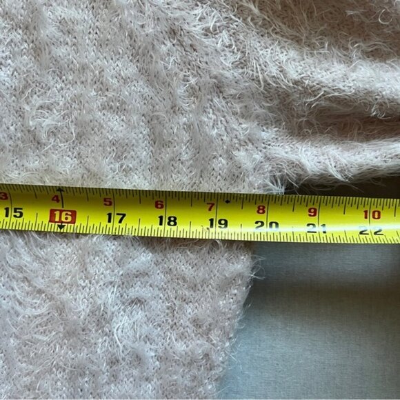 Monk & Lou fuzzy open knit midi oversized cardigan Sz XS - Picture 9 of 10